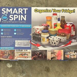 Rotating Refrigerator Organizer - Gray